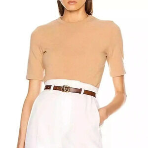 AGOLDE - Elie Tee Shirt Large Sand New Without Tags